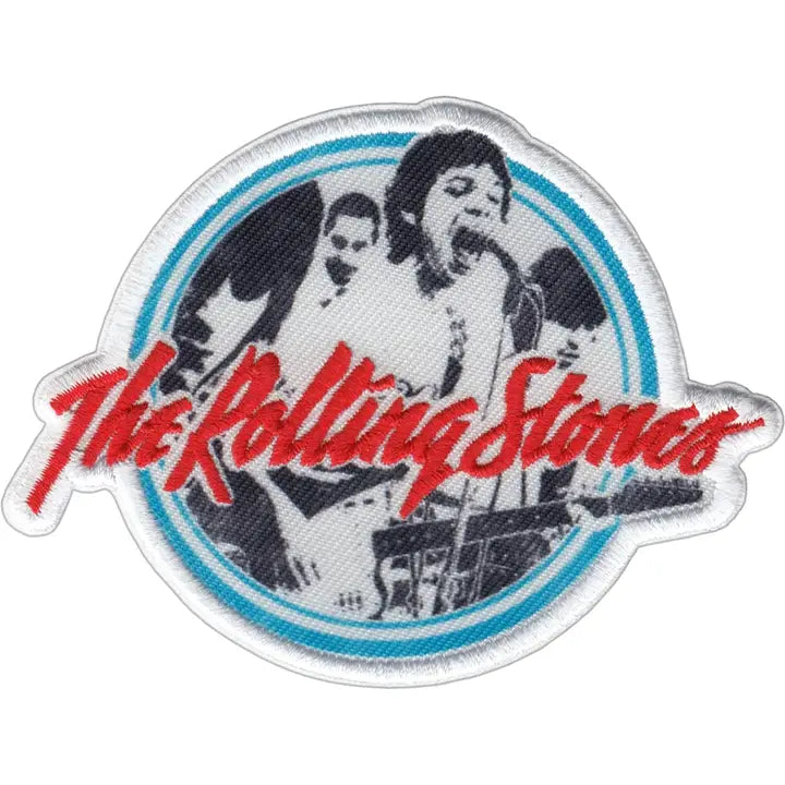 Patch - Rolling Stones - Group Shot with Mick Jagger Singing