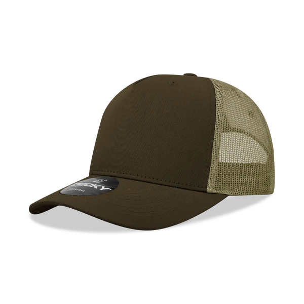 Brown/Khaki, Classic Panel Trucker Hat