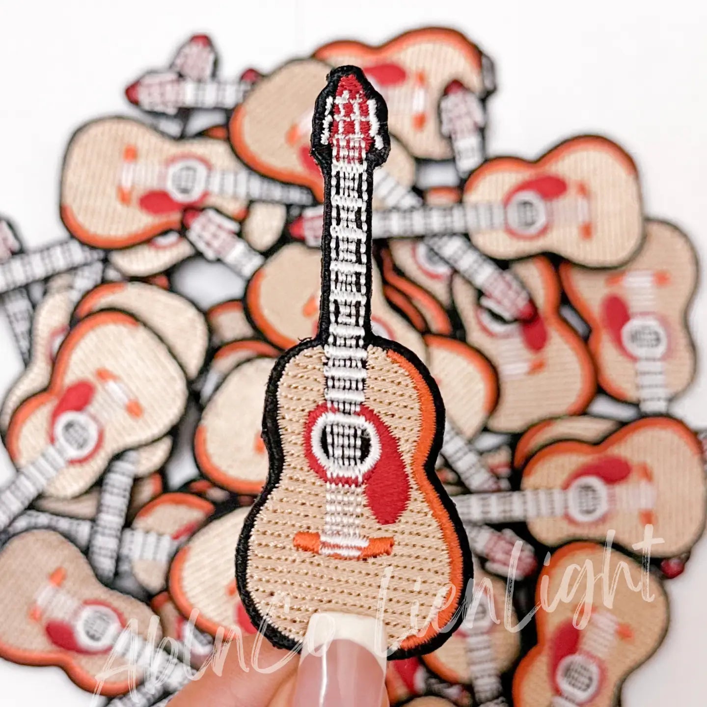 Trucker Hat Patches 3” Acoustic Guitar Patch Iron On