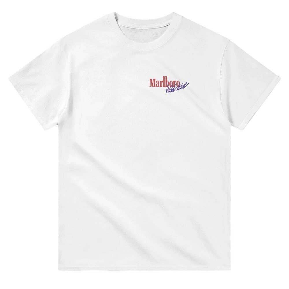 Retro Marlboro Cowboy Shirt - Vintage Western Graphic Tee