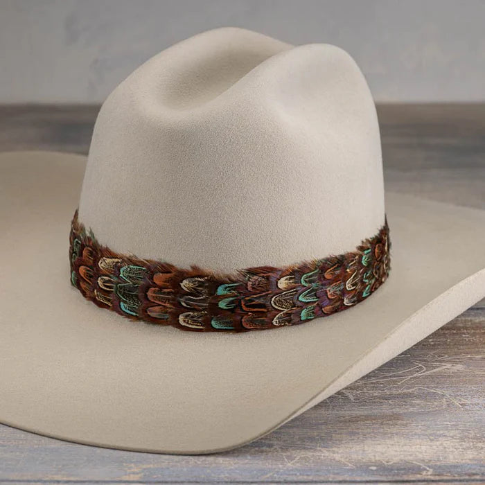 Western Feather Hat Band - Riverbend Willow Lane