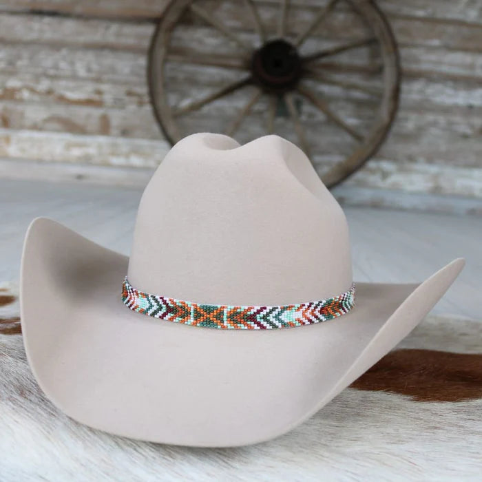 Western Beaded Hat Band - Solara - Willow Lane