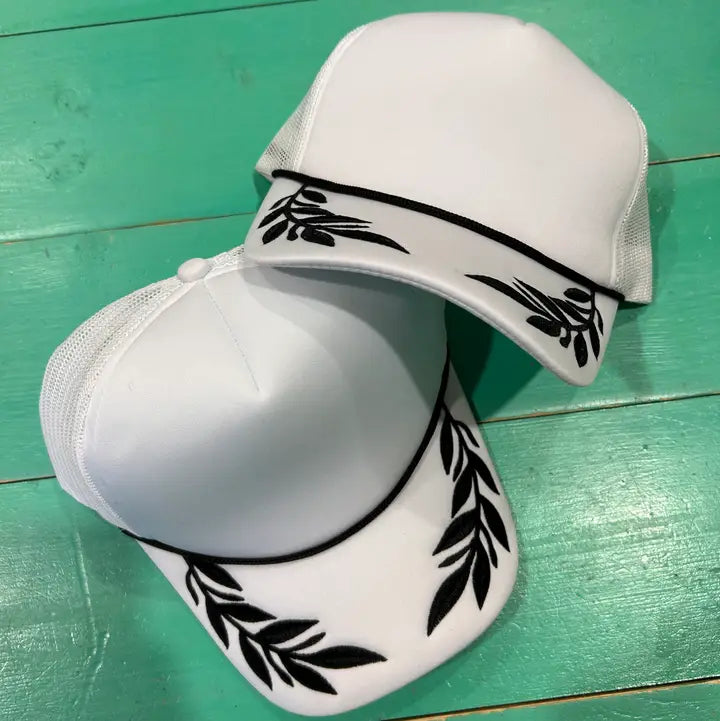 White Captain's Hat