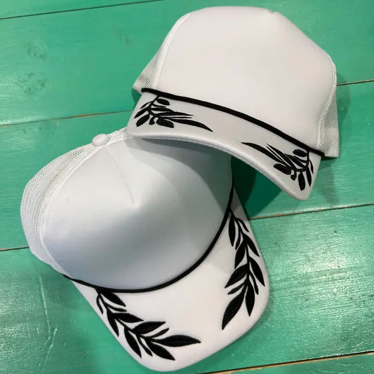 White Captain's Hat