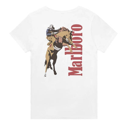 Retro Marlboro Cowboy Shirt - Vintage Western Graphic Tee