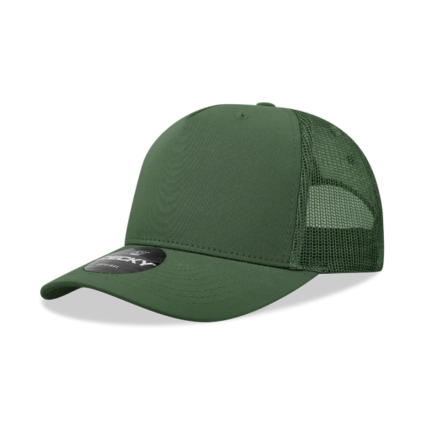 Olive, Classic, 5 Panel Trucker Hat