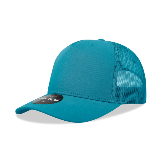 Teal classic, 5 Panel Retro Trucker Hat