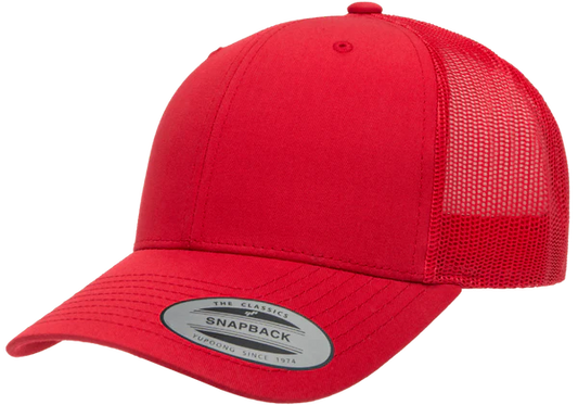 Red Retro Trucker Hat