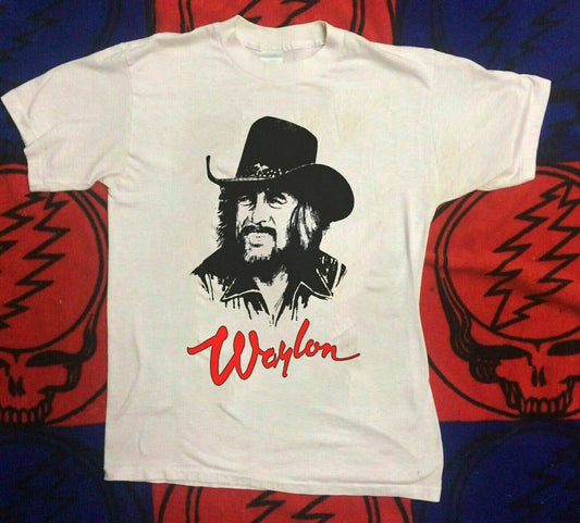 Vintage 1984 Waylon Jennings Concert Tour Tshirt