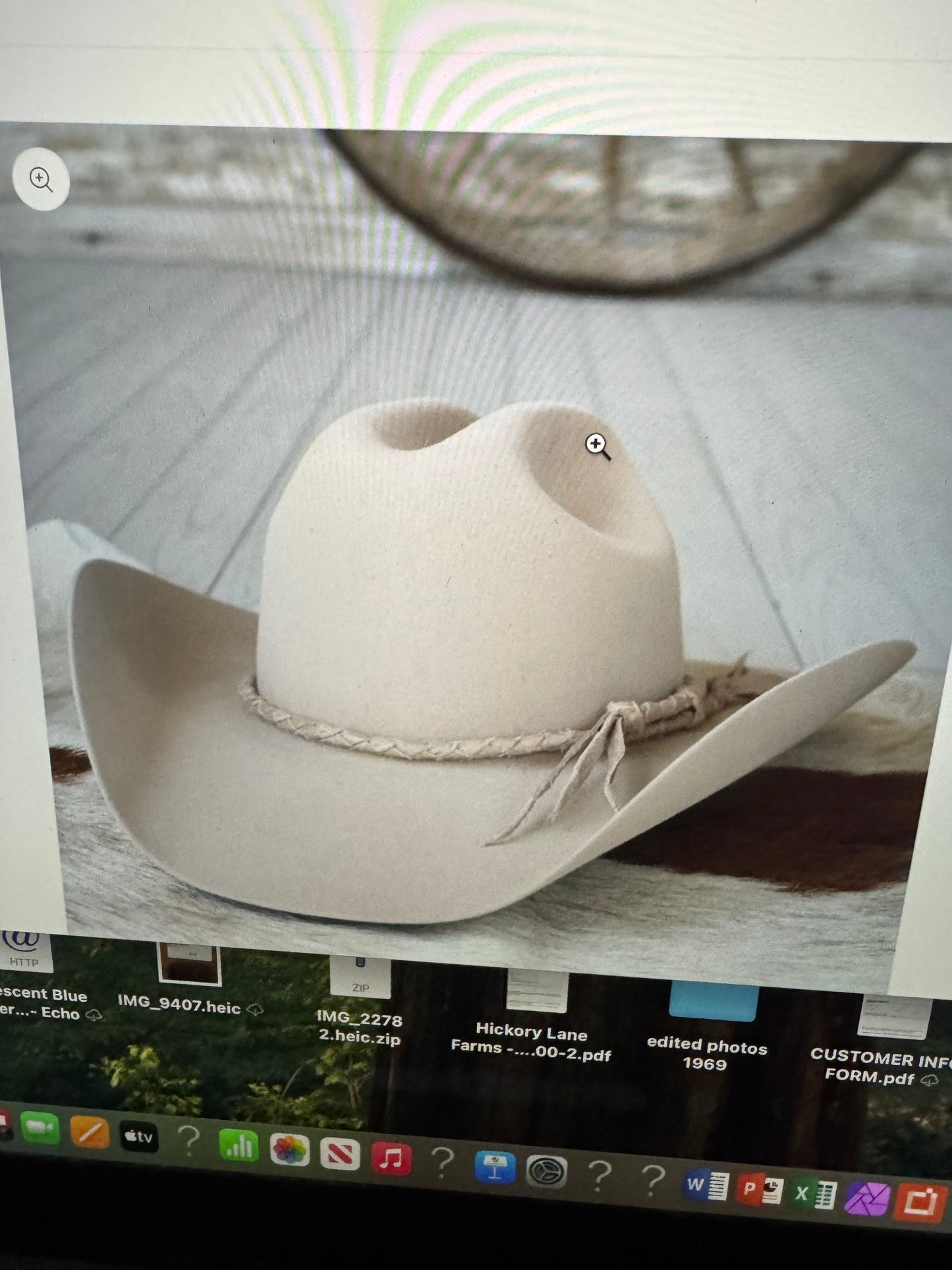 Light Taupe Braided Leather Hat Band - Willow Lane