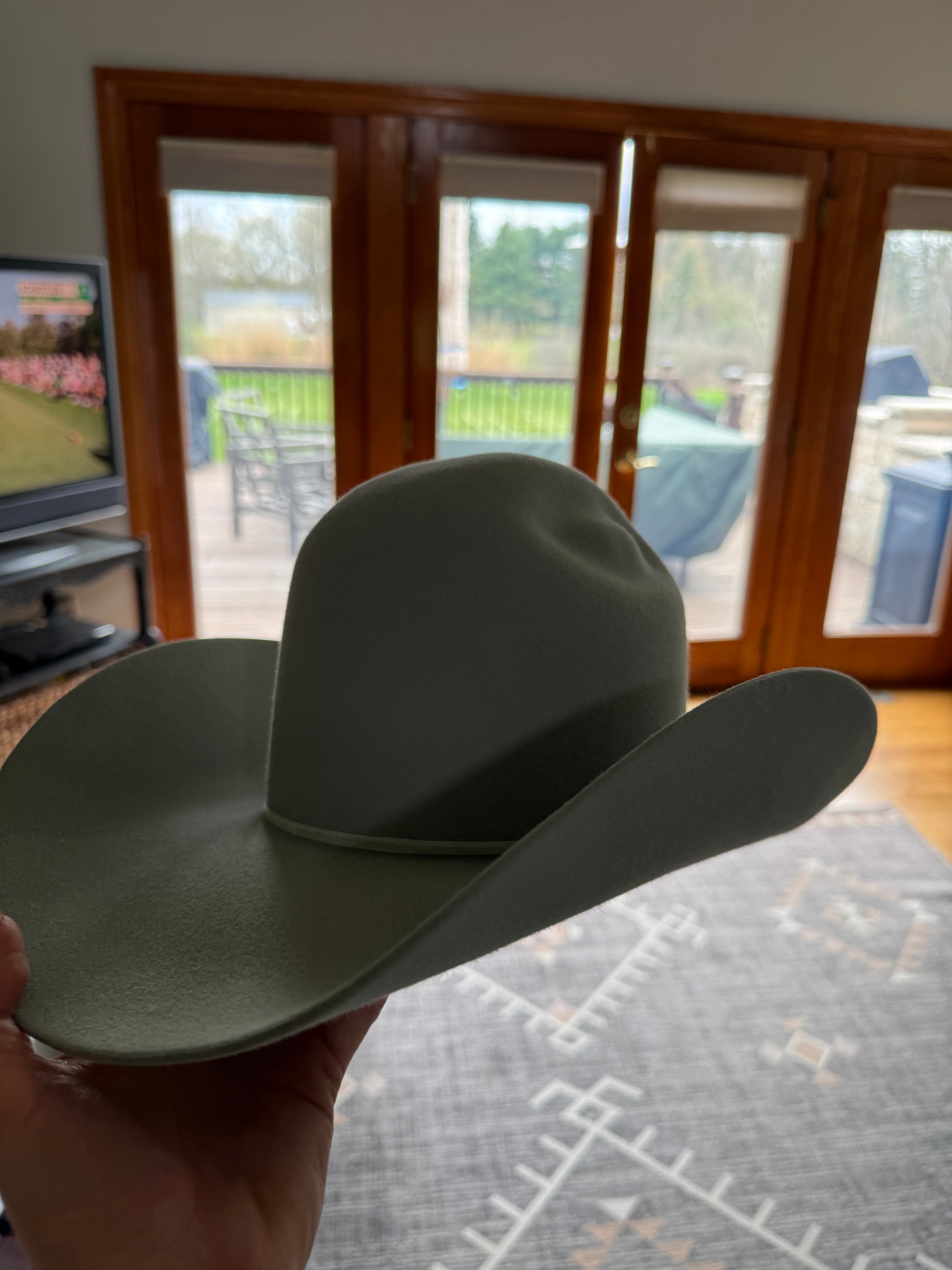 100% Rabbit Mint Green Cowboy Hat