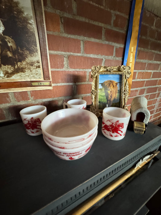 Ranger Joe Red Bowl