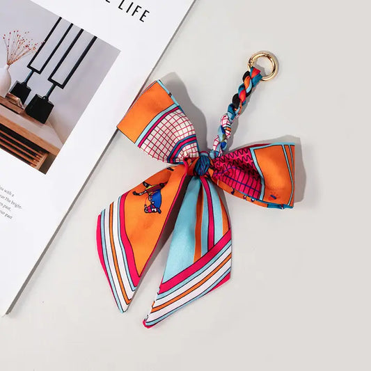 Bow Bag Scarf Charm