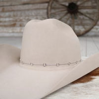 Silver Horseshoe Chain Hat Band - Willow Lane