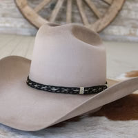 Genuine Horsehair 5 Strand Braided Hat Band - Black Socks - Willow Lane