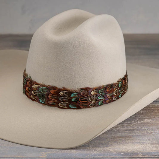 Western Feather Hat Band - Riverbend Willow Lane
