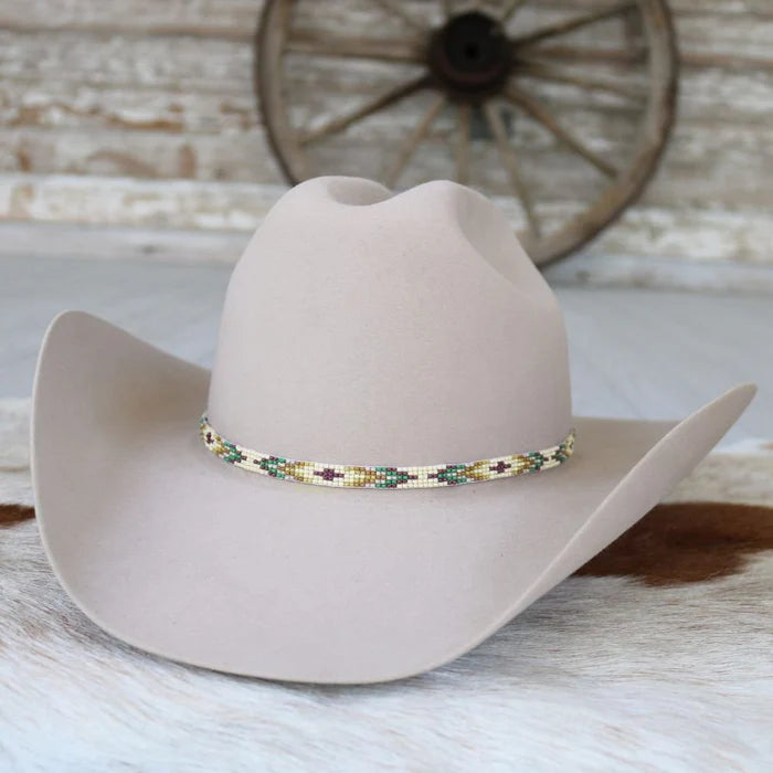 Western Beaded Hat Band - Santa Fe - Willow Lane