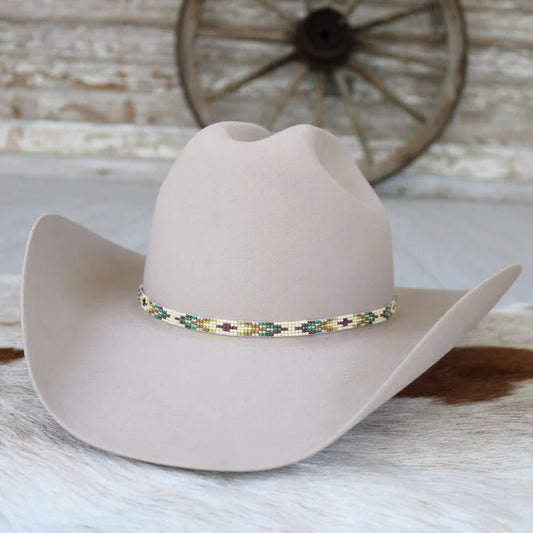 Western Beaded Hat Band - Santa Fe - Willow Lane
